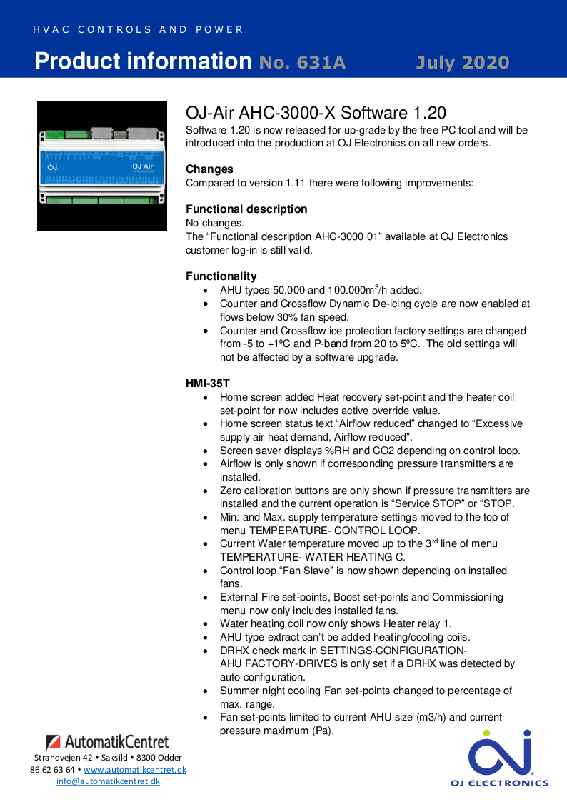 

631A AHC 3000 X SW 1.20 Jul 2020

