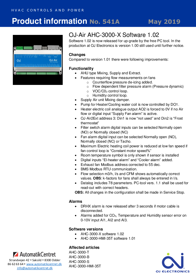 

541A+AHC 3000 X+SW+1.02+May+2019

