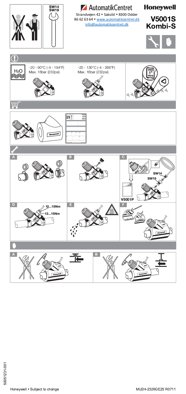

v5001s Installationsvejl

