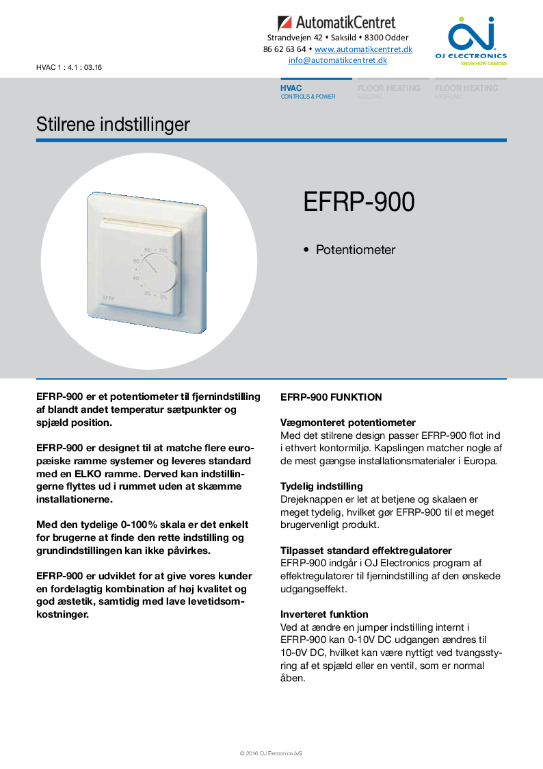 

EFRP 900 DK datablad

