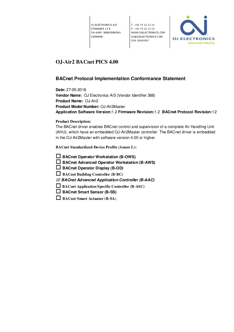 

OJ+Air2+BACnet+PICS+4.00

