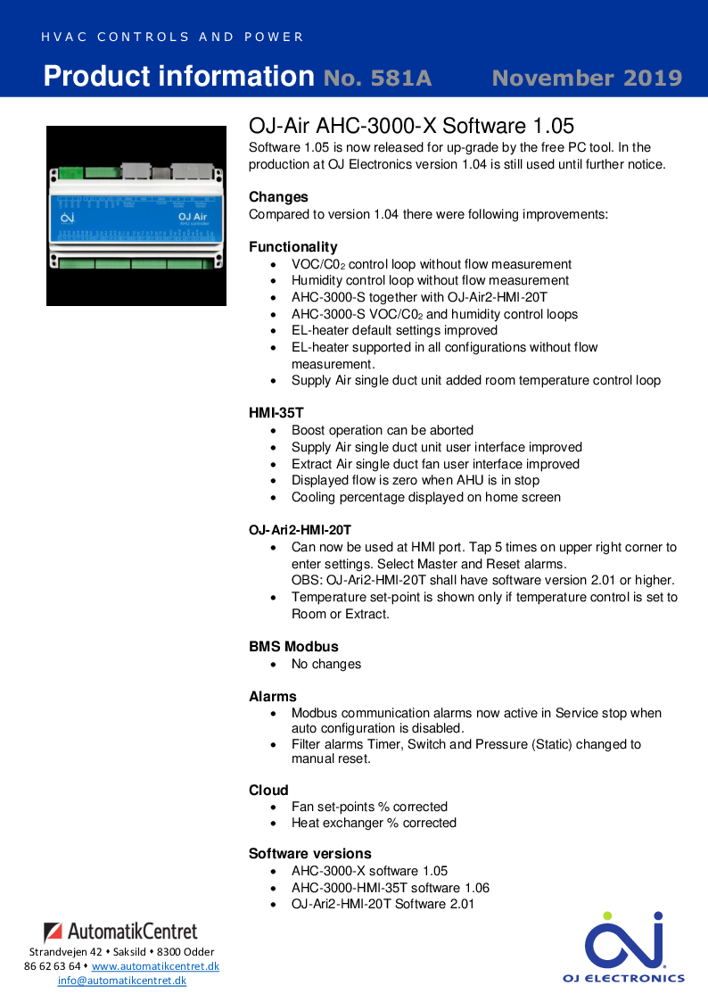

581A AHC 3000 X SW 1.05 Nov 2019

