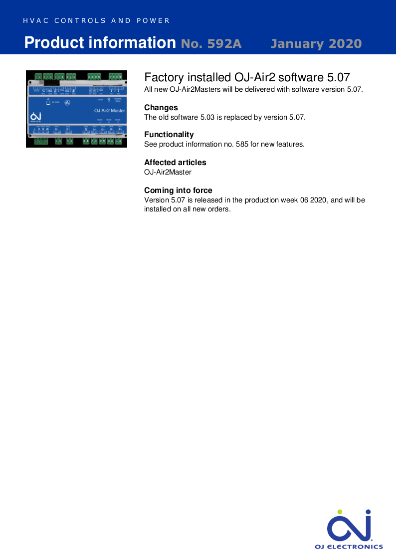 

592A OJ Air2 SW 5.07 factory installed Jan 2020

