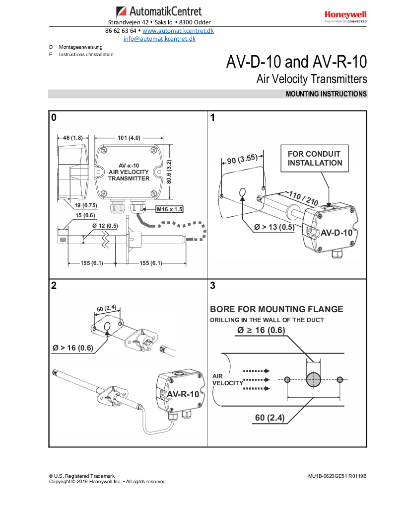 

Install AV D 10   AV R 10

