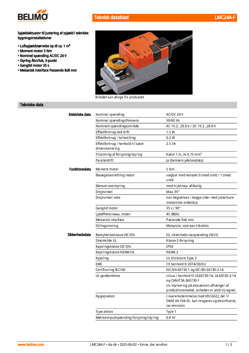 

LMC24A F datasheet da dk

