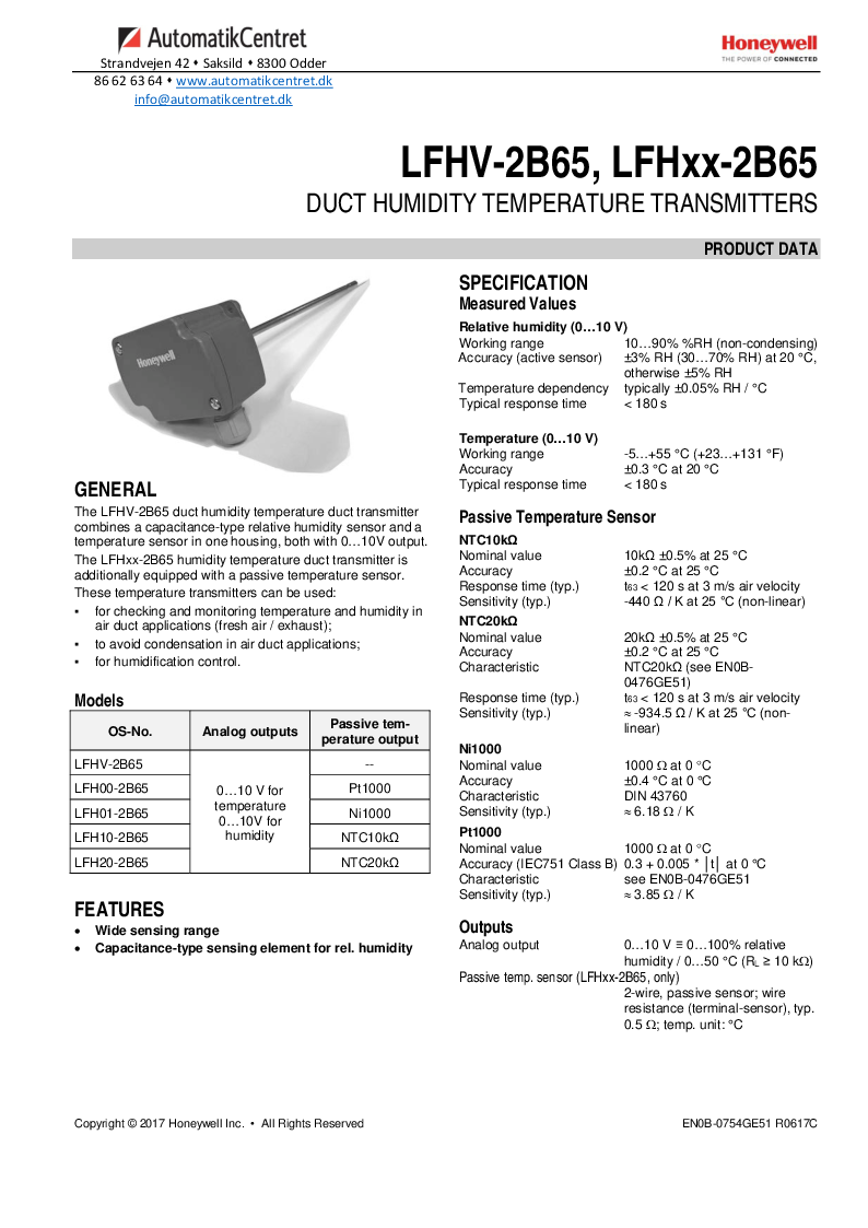 

LFH20 2B65 Datablad EN

