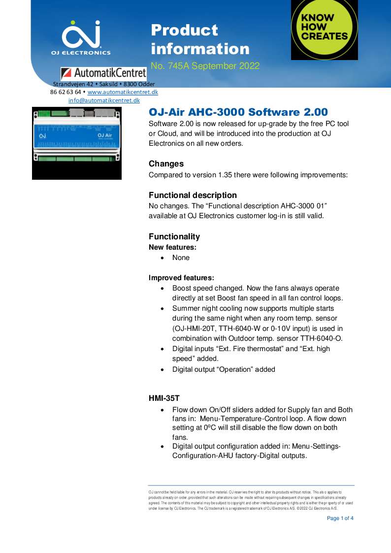 

745A AHC 3000 X SW 2.00 Sep 2022

