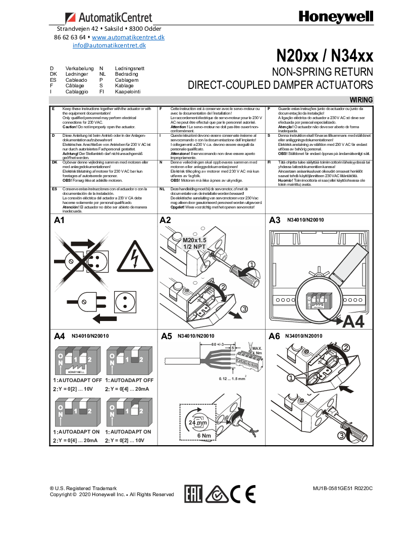 

N20xx   N34xx  monteringsvejl

