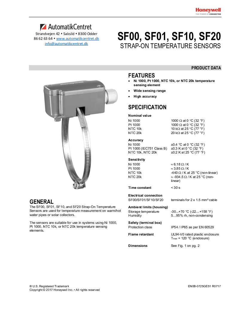 

Datablad SF00 01 10 20

