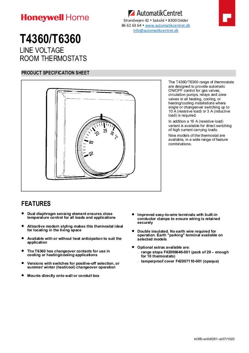 

T4360 T6360 HH Datablad Eng

