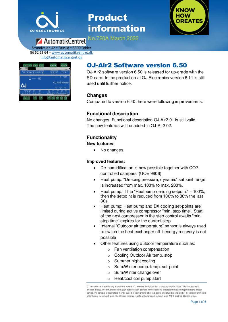 

720A OJ Air2 SW 6.50 Mar 2022

