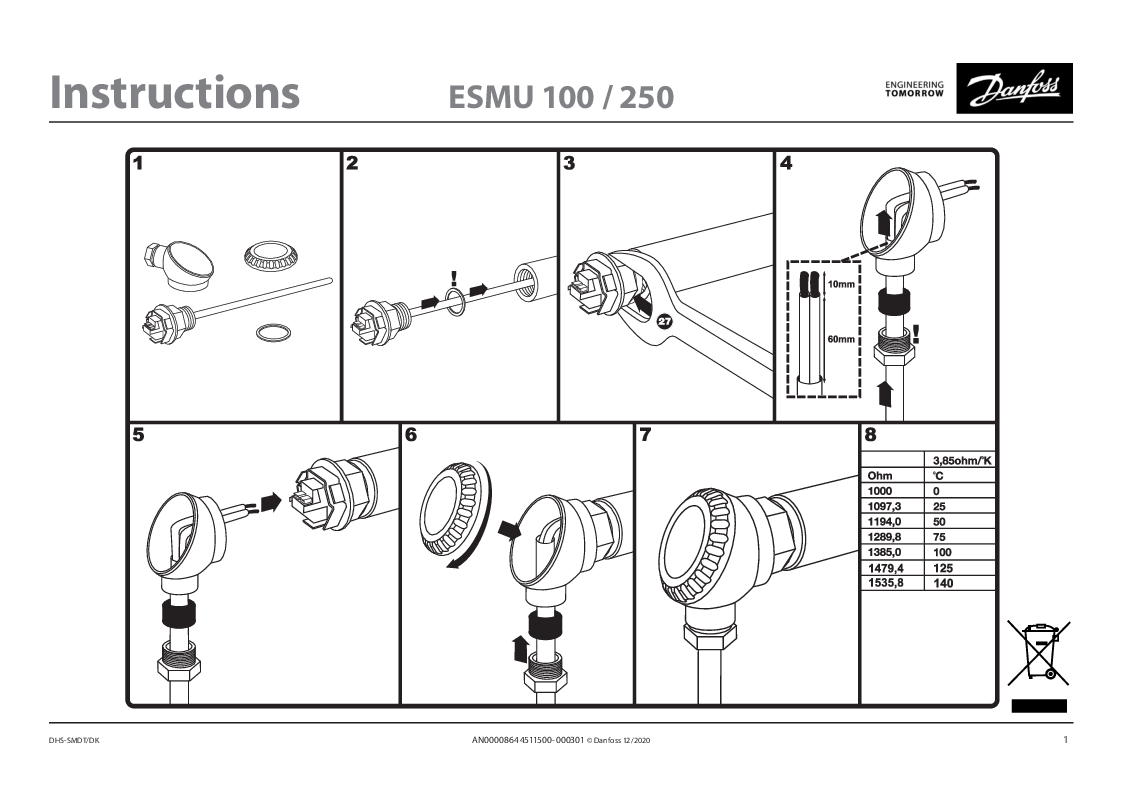 

ESMU 100 monteringsvejl

