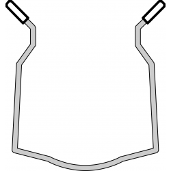 Kabelstik f/M4100/M4410 1m 3*0,22mm2 | MT-CLIP-1