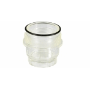 Filterkurv gennemsigtig plast m/o-ring 11/2 - 2  | SK06T-112