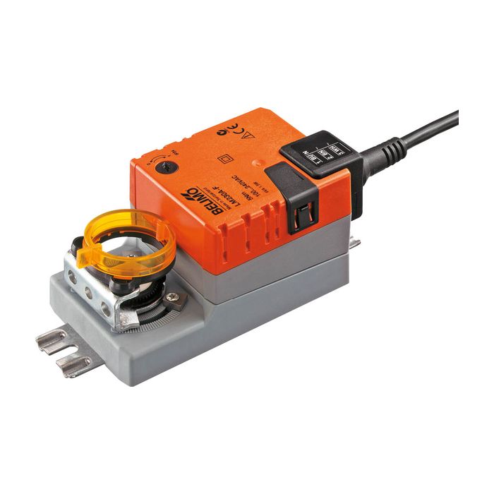Drejeaktuator, 5 Nm, AC 100...240 V, Åbn/luk, 3-punkt, 150 s, Passende 8x8 mm | LM230A-F