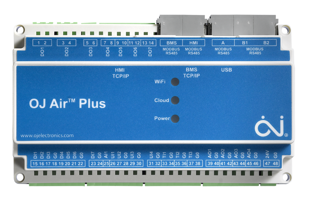 OJ Air-Plus automatik for komplekse AHU
